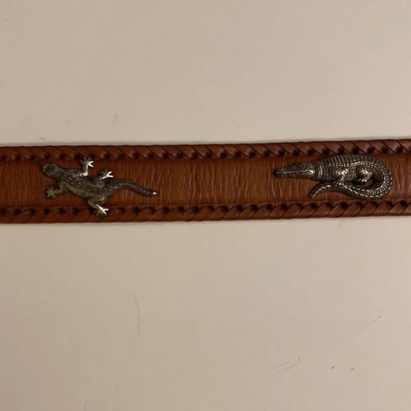Brighton Wildlife Leather Belt 90s‎ Vintage Y2K main image 4
